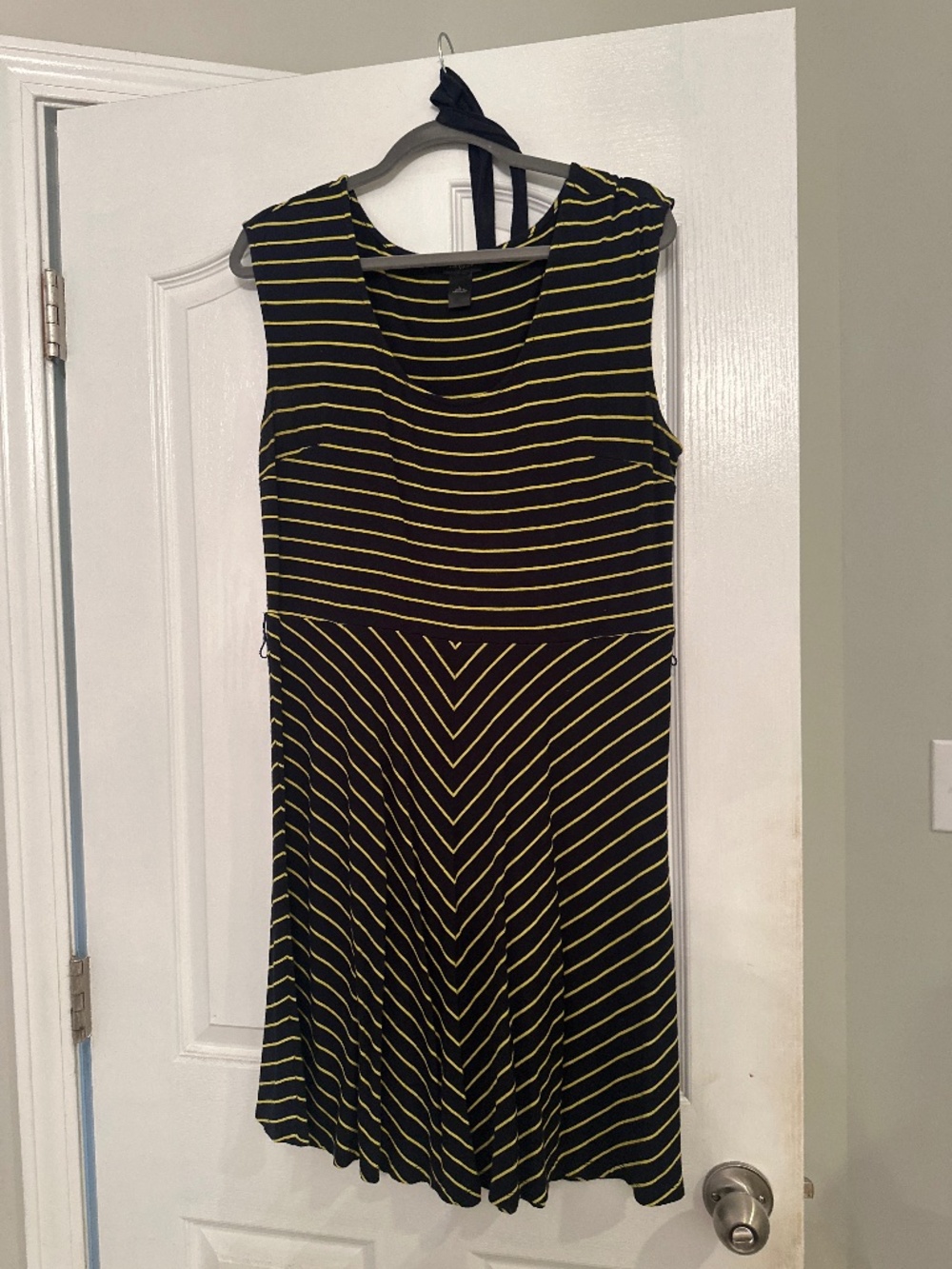 Striped Ann Taylor Jersey Dress